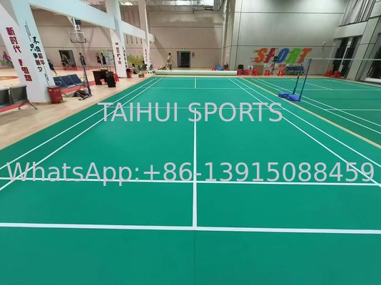 Wear Resistance INDOOR SPORTS BADMINTON FLOORING GYM Customized Synthetic Sports Flooring (Синтетическая спортивная покрытие для внутренних видов спорта)