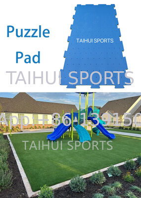 Мягкий противоударный игровой мат с толщиной 10-100 мм, обеспечивающий безопасность и соответствующий стандартам HIC и CFH