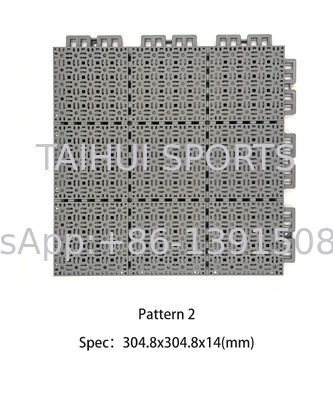 Плитки для баскетбольных кортов, нескользящие, пластиковые, спортивные