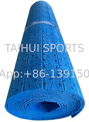 Новый стиль узорчатой подложки из пенополиэтилена (ПЭ) толщиной 8 мм, 10 мм, 12 мм с тканевым покрытием под искусственную траву для футбольного поля FIFA