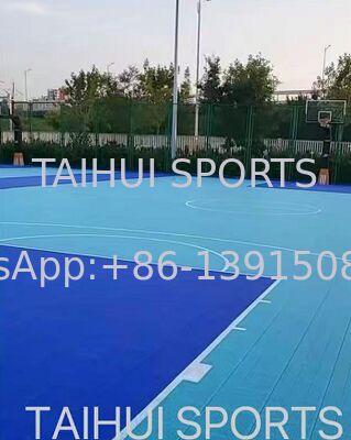 Waterproof High Compression Resistance Easy To Install PP Interlocking Floor Tiles for Basketball Tennis Soccer Courts