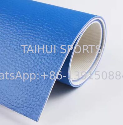 3.5-10mm Thickness PVC Sports Flooring Super Wear-Resistant and Waterproof for Indoor Basketball Volleyball Courts