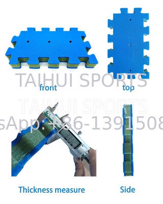 Мягкий противоударный игровой мат с толщиной 10-100 мм, обеспечивающий безопасность и соответствующий стандартам HIC и CFH