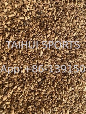 Eco-Friendly Organic Turf Infill Cork Infill Granules with Heat Insulation and Easy Installation for Artificial Turf