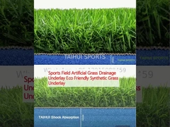 Спортивное поле Искусственная трава Дренажная подкладка Эко-дружественная синтетическая трава Подкладка