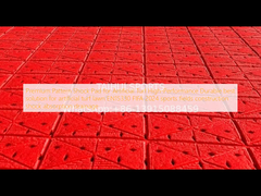 Высокопроизводительное долговечное лучшее решение для искусственного газона EN15330 FIFA 2024 спортивные поля строительство амортизационный дренаж