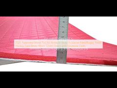 2025 Узорированная ударная подушка для искусственной травы на футбольном поле/регби/хоккейном поле 8 мм 10 мм 12 мм 15 мм с геотексельной тканью